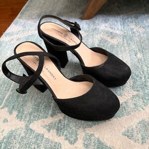 Chinese Laundry Black Platform Heels